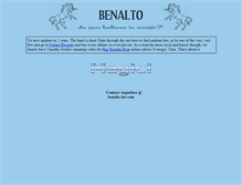 Tablet Screenshot of benalto.com